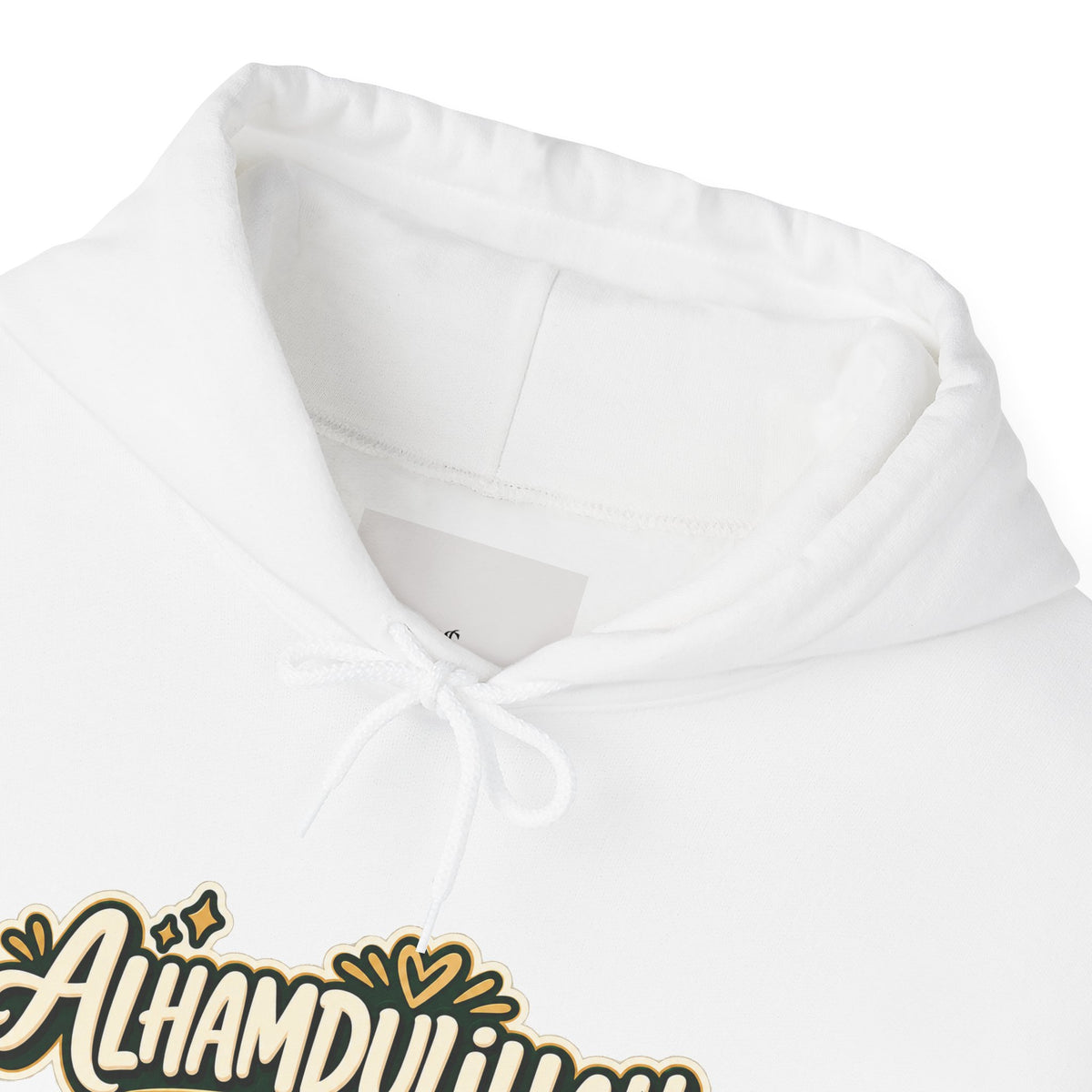 Alhamdulillah Hoodie — 'Through Every Chapter' Inspirational Islamic Pullover