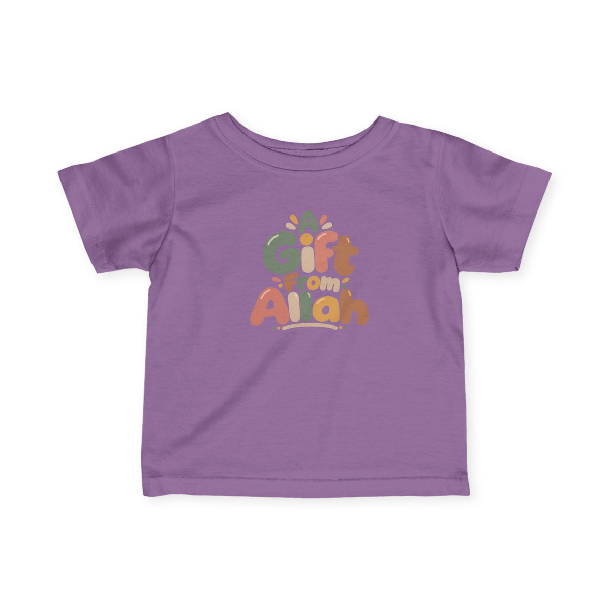 Infant Tee — "A Gift From Allah" Cute Islamic Baby Shirt
