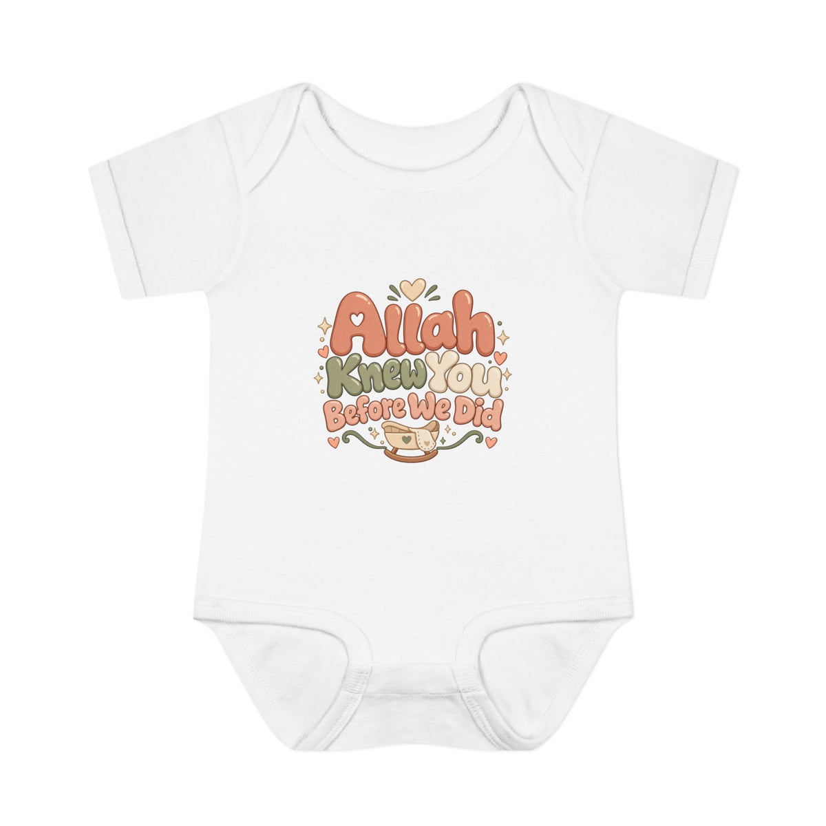 Infant Bodysuit – "Allah Knew You Before We Did" Muslim Baby Onesie