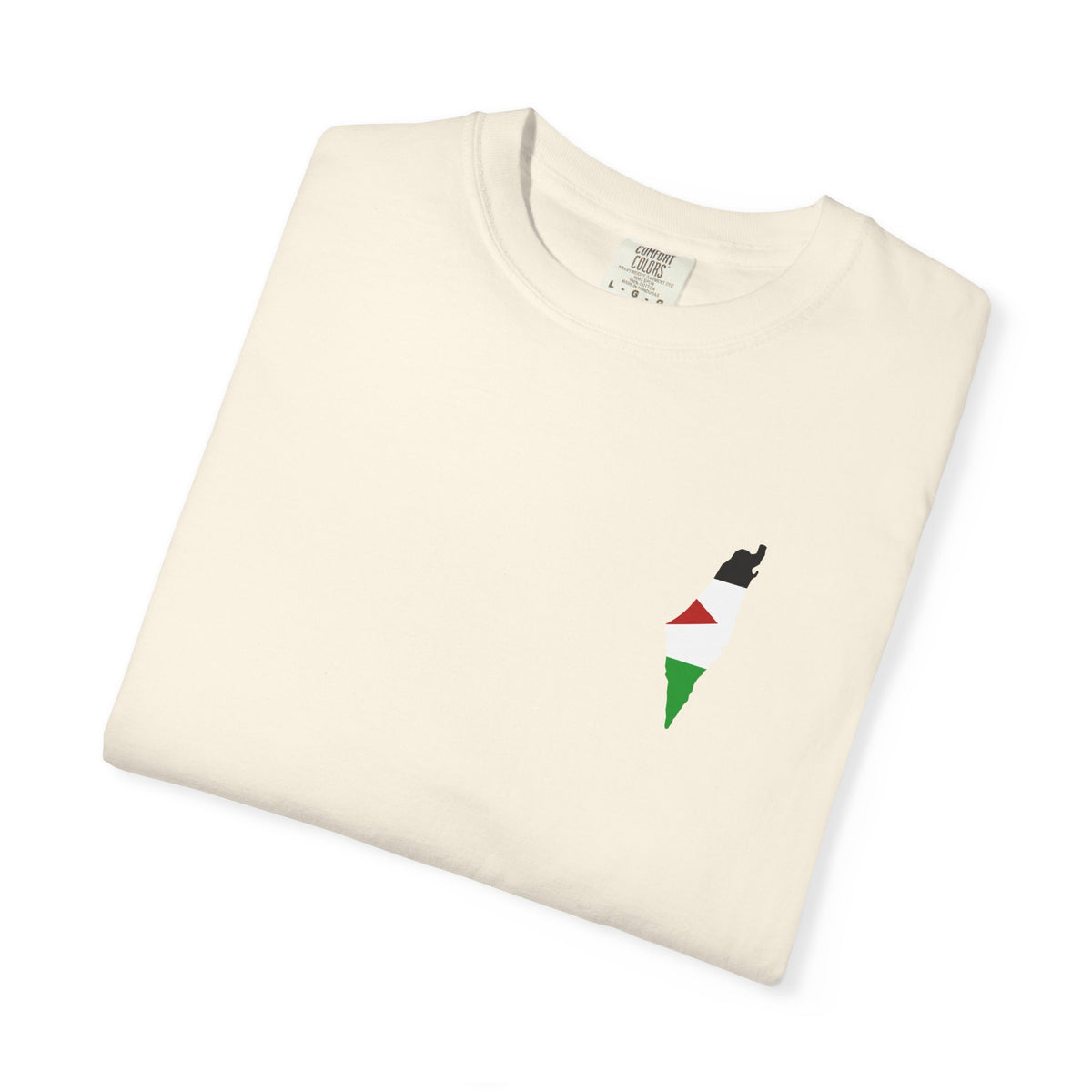 Palestine Map T-Shirt — Minimal Solidarity Tee
