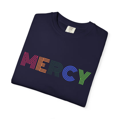 Mercy Multi Color Letters T-Shirt
