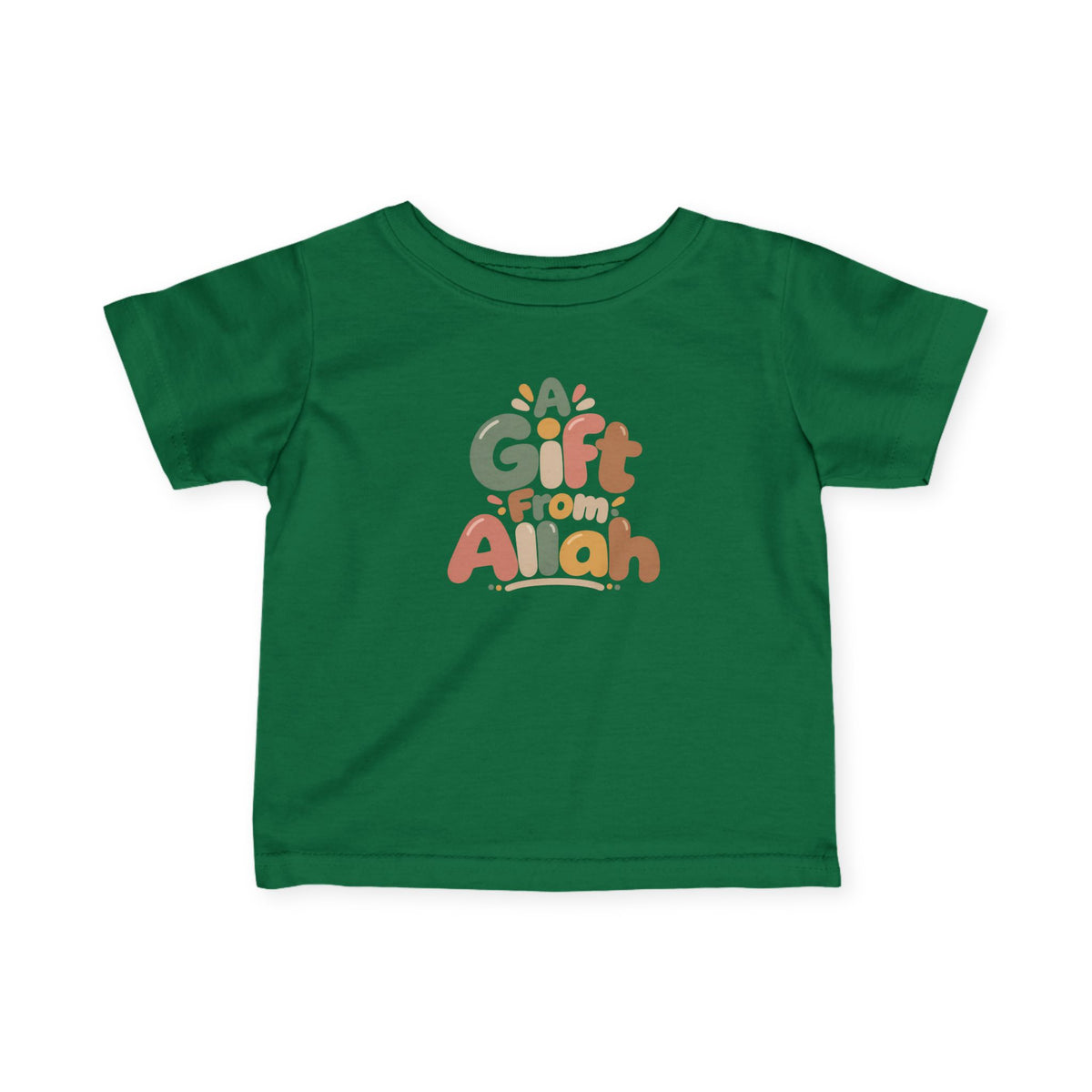 Infant Tee — "A Gift From Allah" Cute Islamic Baby Shirt