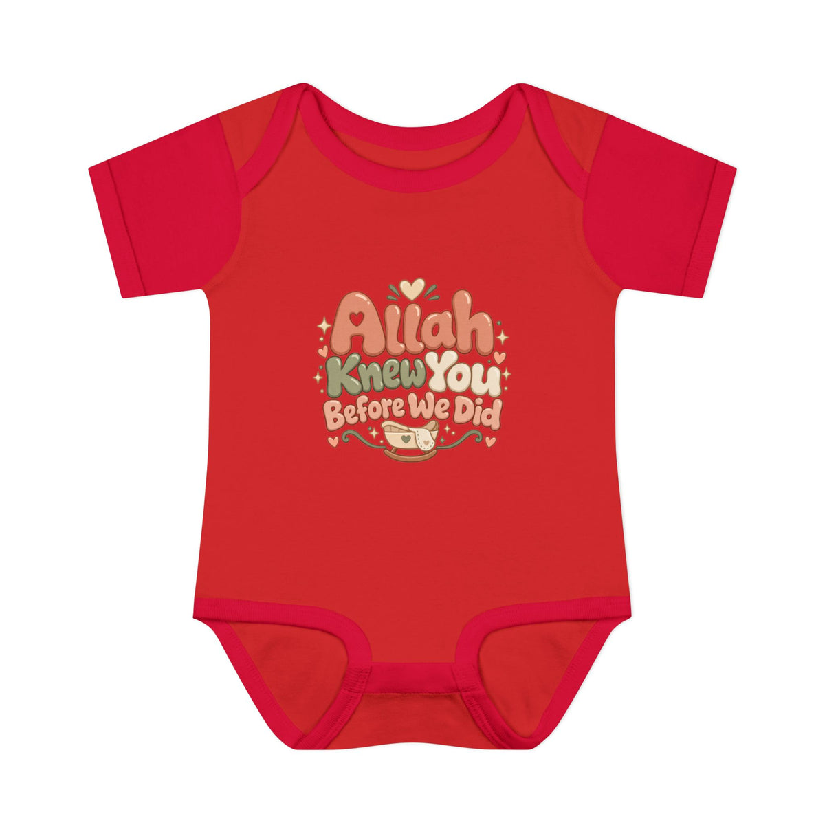 Infant Bodysuit – "Allah Knew You Before We Did" Muslim Baby Onesie
