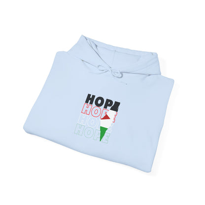 Hoodie — "HOPE" Palestinian Flag Graphic Pullover
