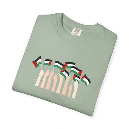 Palestine Flags T-Shirt — Minimal Graphic Tee