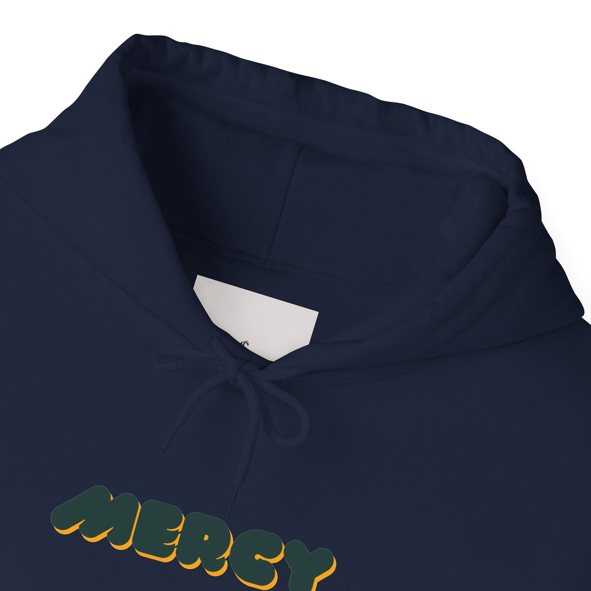 Mercy Retro Bubble Hoodie — Vintage-Inspired Mercy Graphic Sweatshirt