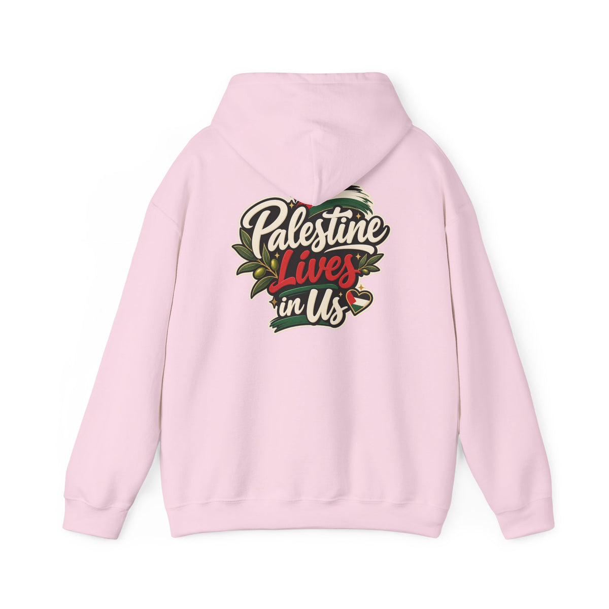 Hoodie — "Palestine Lives in Us" Graphic Hoodie