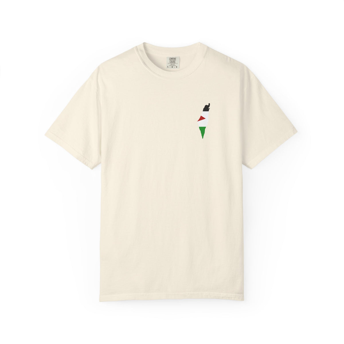 Palestine Map T-Shirt — Minimal Solidarity Tee