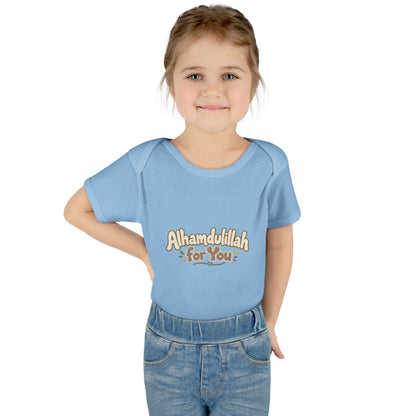 “Alhamdulillah for You” Baby Bodysuit — Newborn Islamic Celebration Onesie