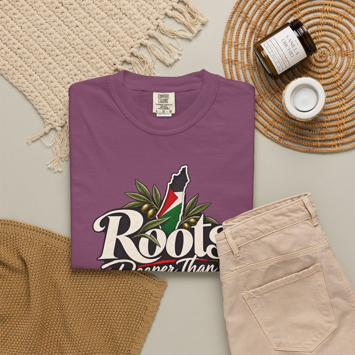 T-Shirt — "Roots Deeper Than Occupation" Heritage Graphic Tee