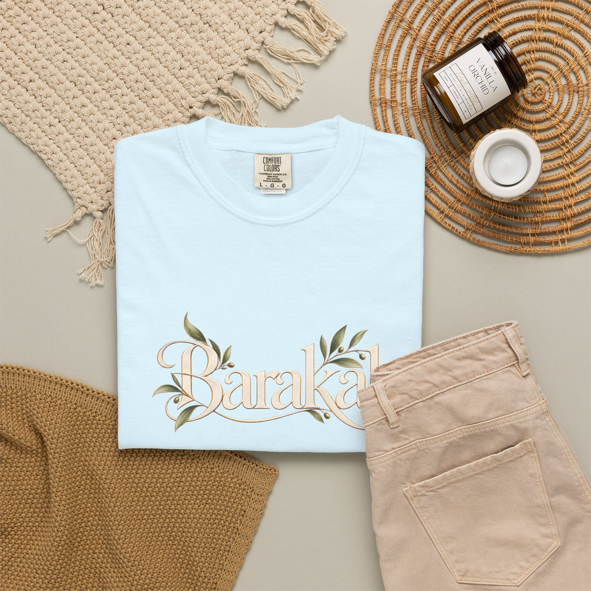Barakah Floral Script T-Shirt