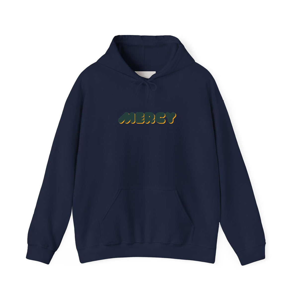 Mercy Retro Bubble Hoodie — Vintage-Inspired Mercy Graphic Sweatshirt