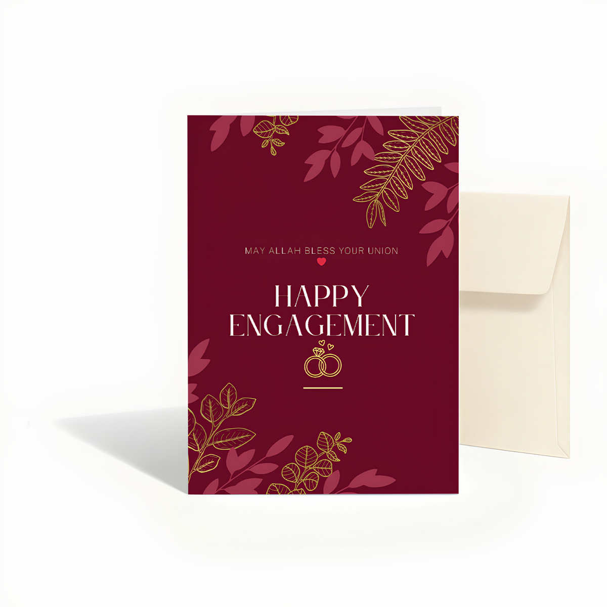 May Allah Bless Your Union | Engagement Greeting Card
