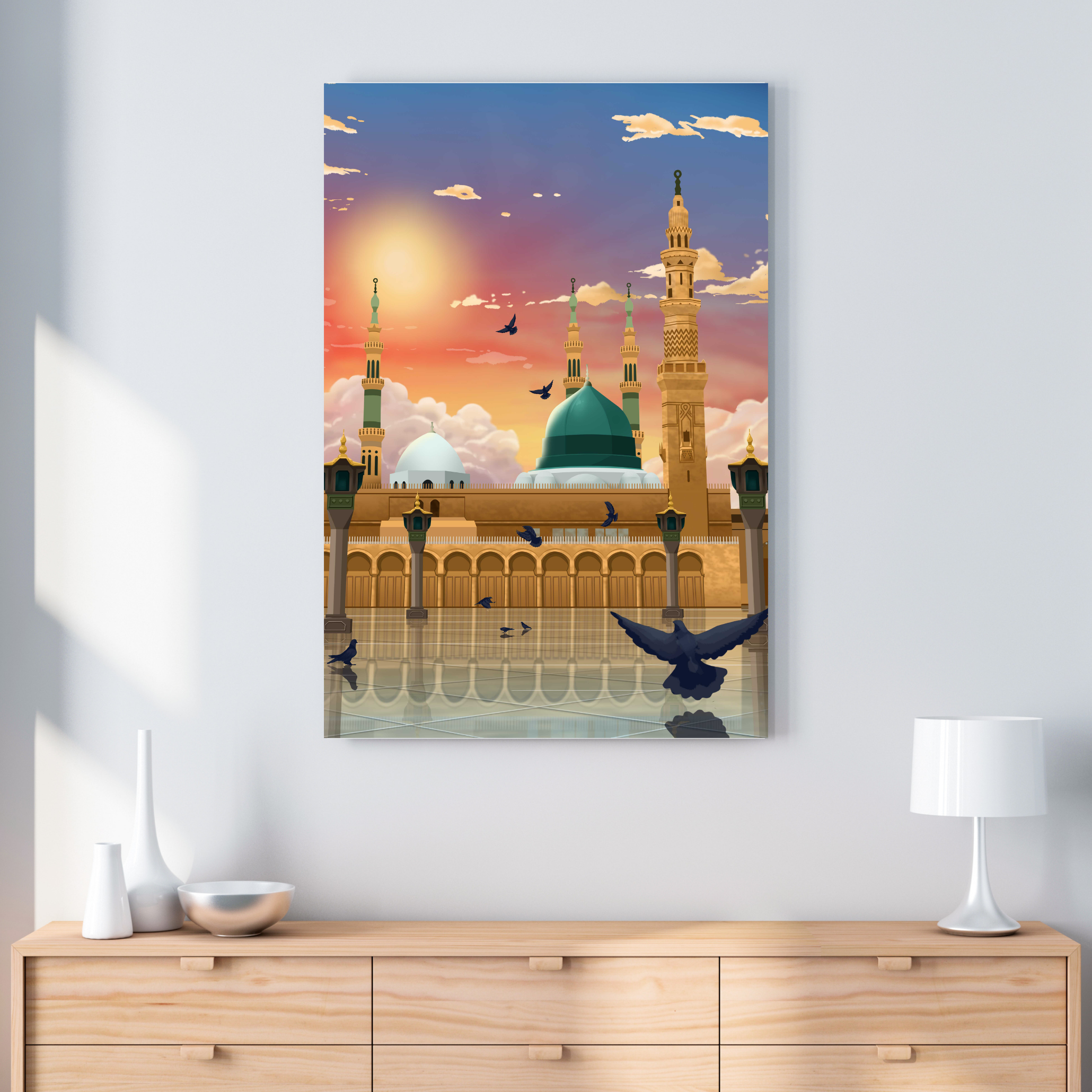 Masjid An-Nabawi Paint by Numbers Kit | Islamic paint by numbers | Islamic Painting | Islamic diy art |