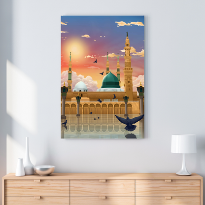 Masjid An-Nabawi Paint by Numbers Kit | Islamic paint by numbers | Islamic Painting | Islamic diy art |