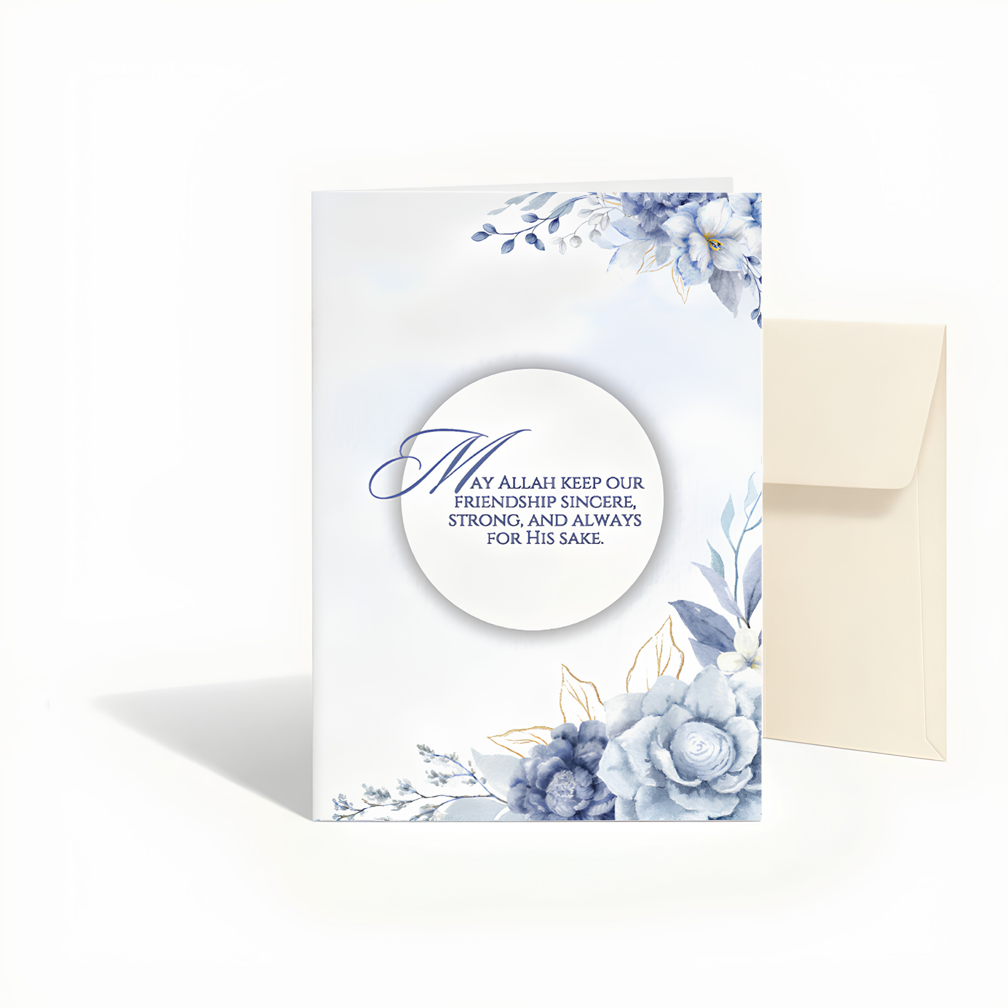 May Allah Keep Our Friendship Sincere Islamic Greeting Card