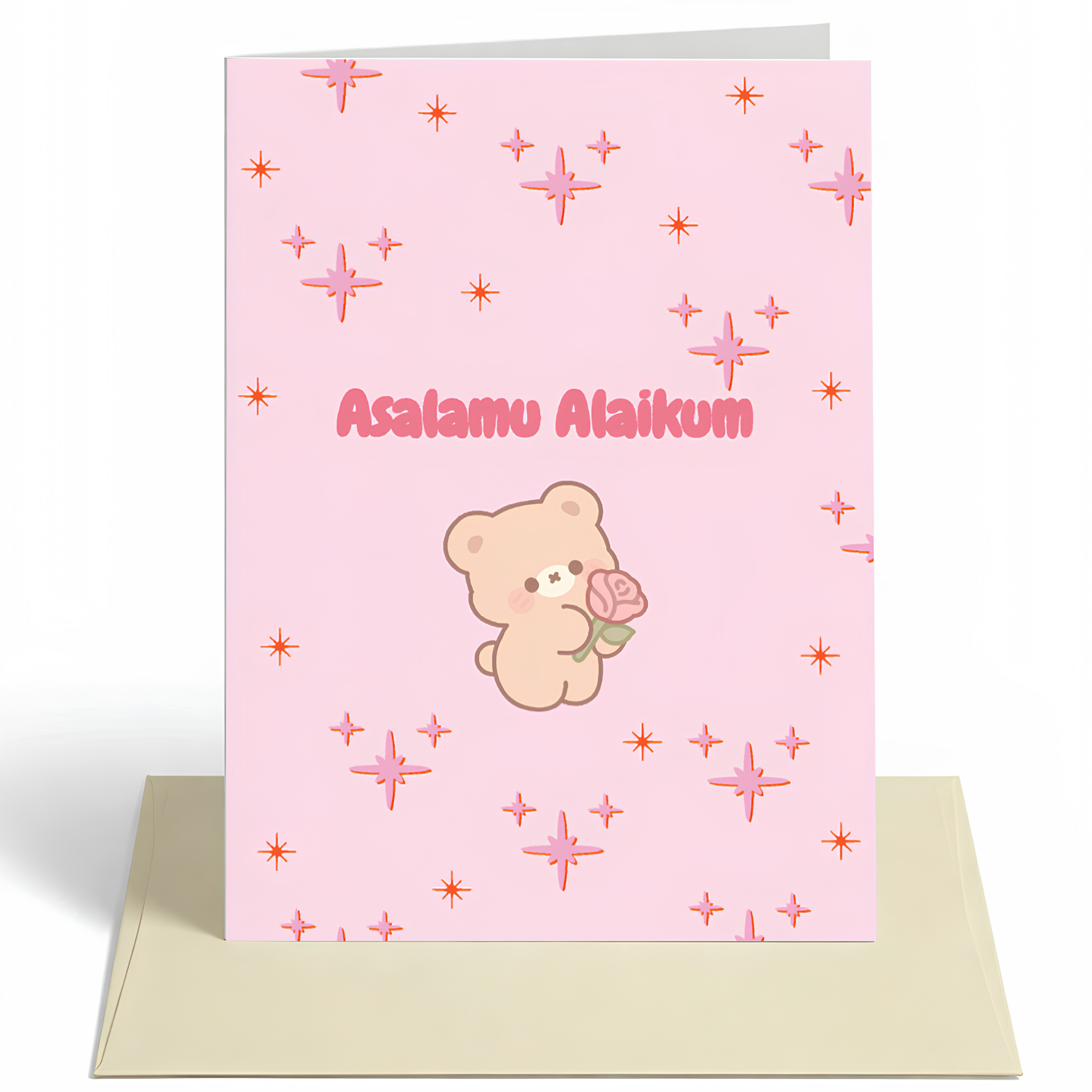 Asalamu Alaikum Islamic Greeting Card
