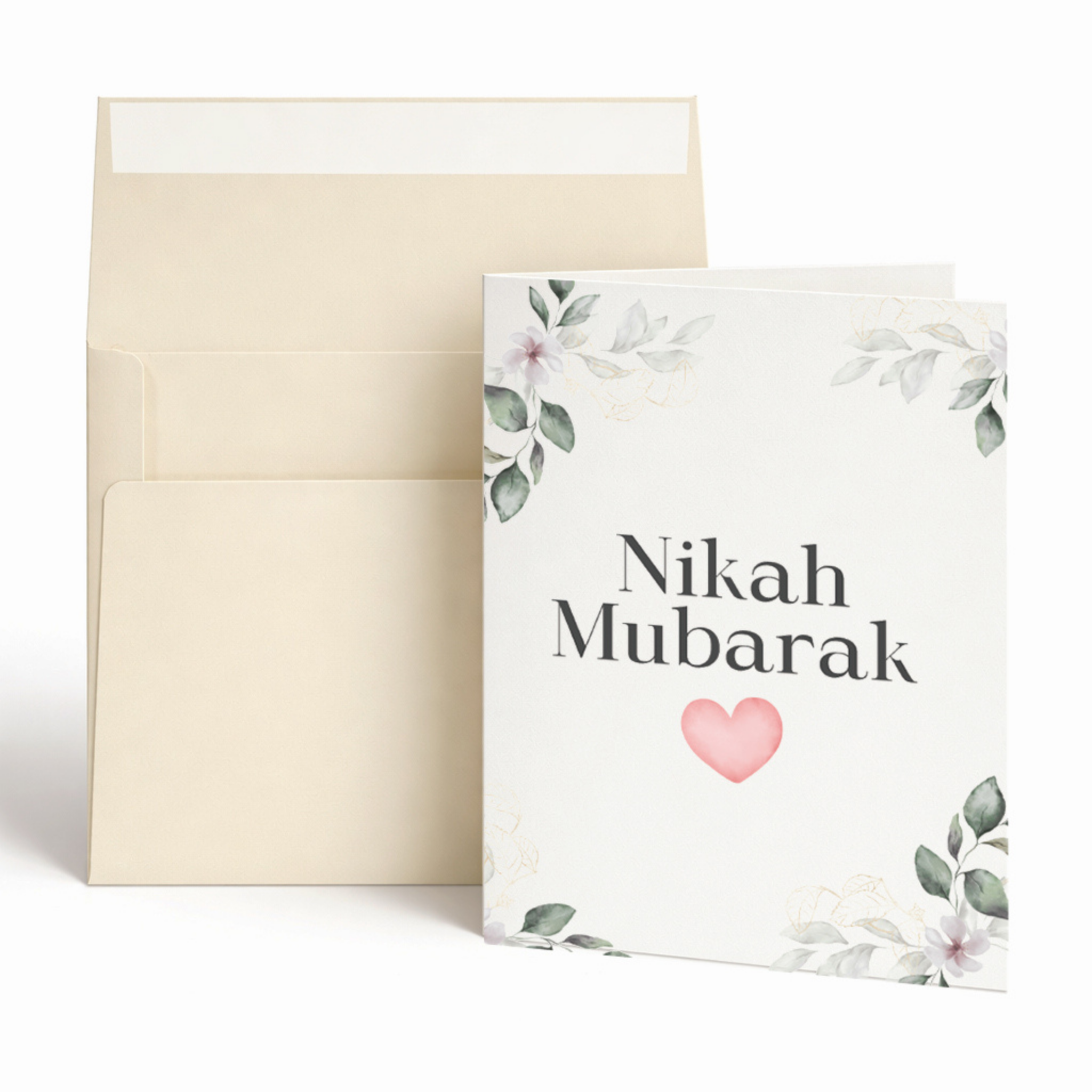 Nikah Mubarak Islamic Greeting Card | Nikah Mubarak Card