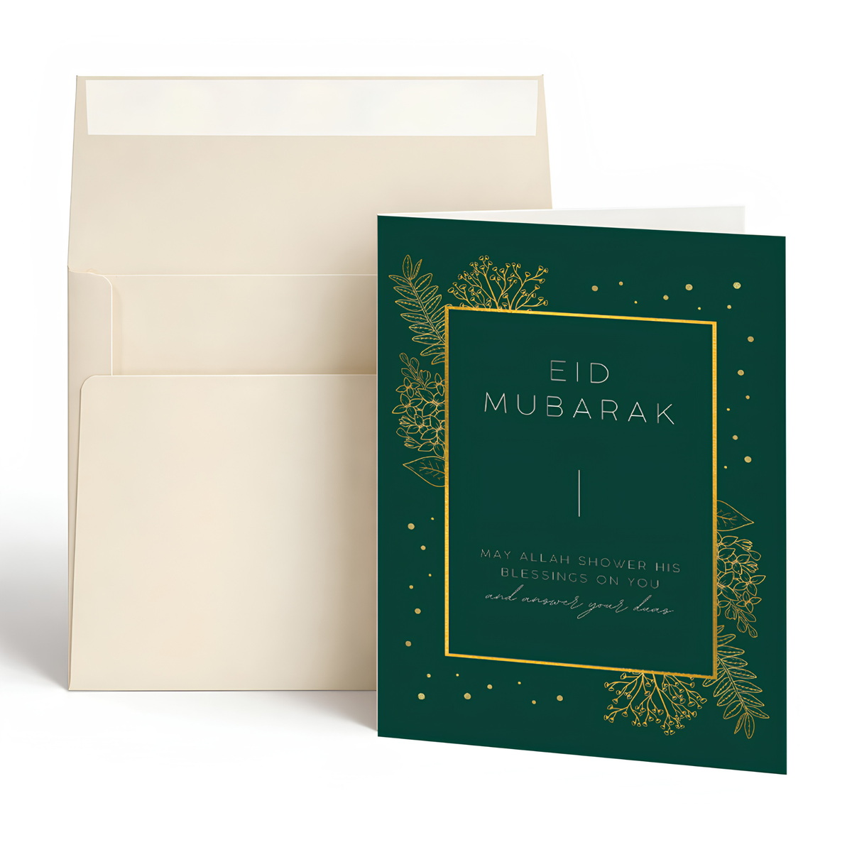 Eid Mubarak Greeting Card | Islamic Eid Du’a Card