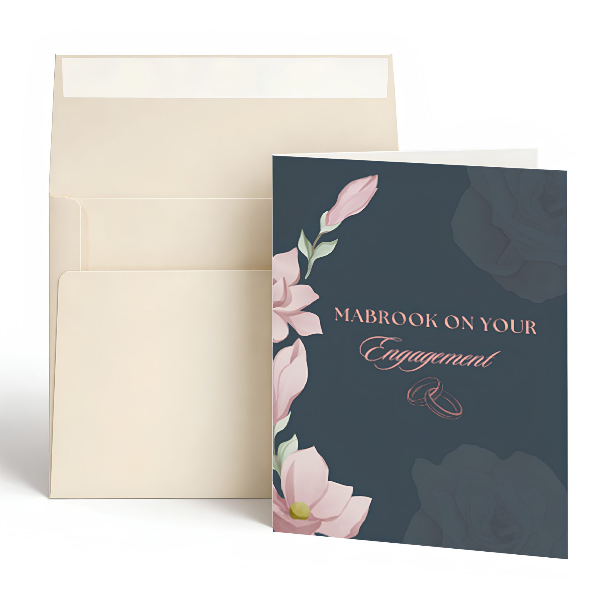 Mabrook on Your Engagement Islamic Greeting Card