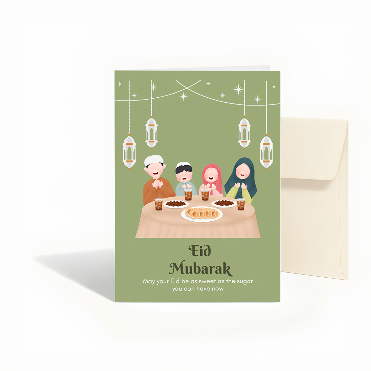 Funny Eid Mubarak Greeting Card