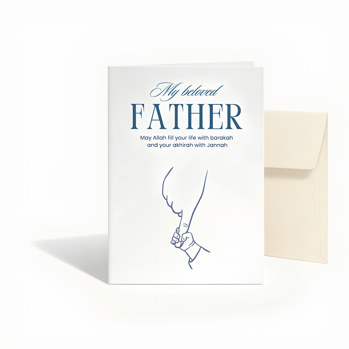 Islamic Father Greeting Card | My Beloved Father Du’a Card