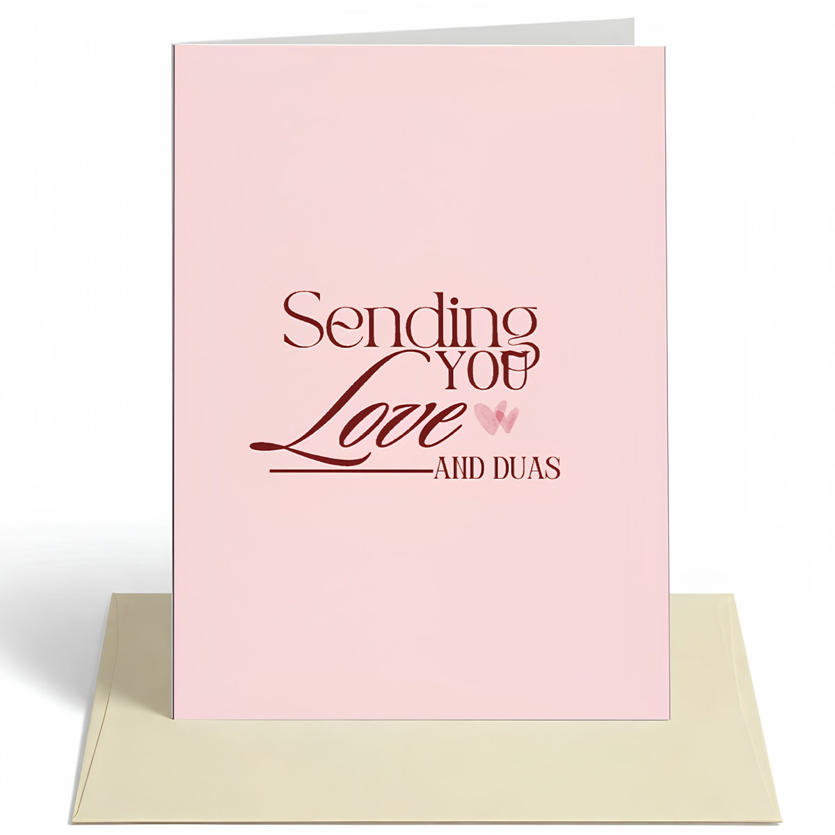 Sending You Love and Du’as Islamic Greeting Card