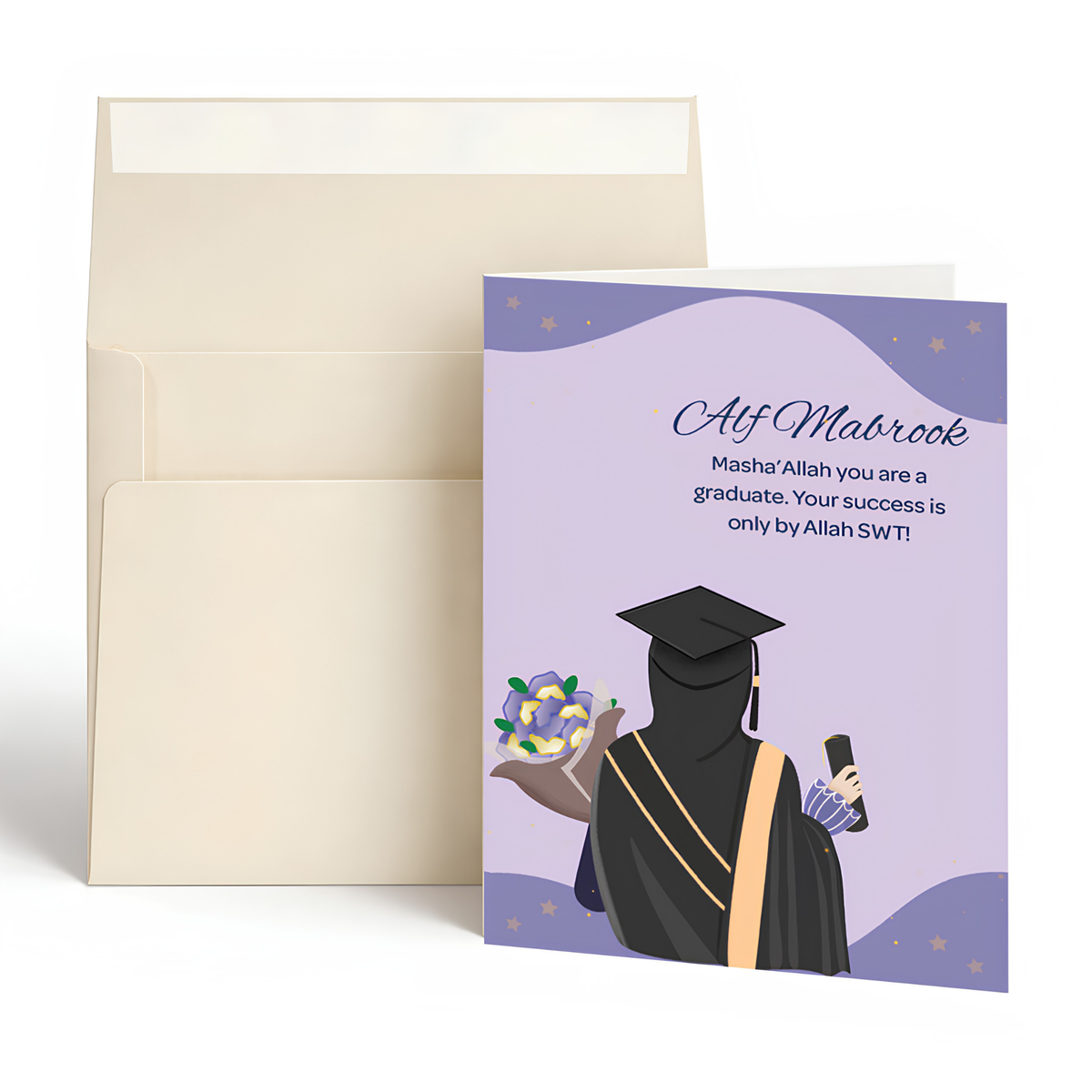 Islamic Graduation Card | Alf Mabrook Graduate Du’a Card