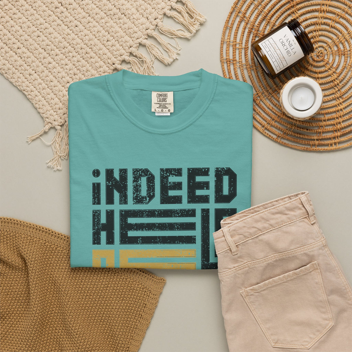 Indeed Help Of Allah Is Near T-Shirt — Qur'an 2:214 Islamic Calligraphy Tee