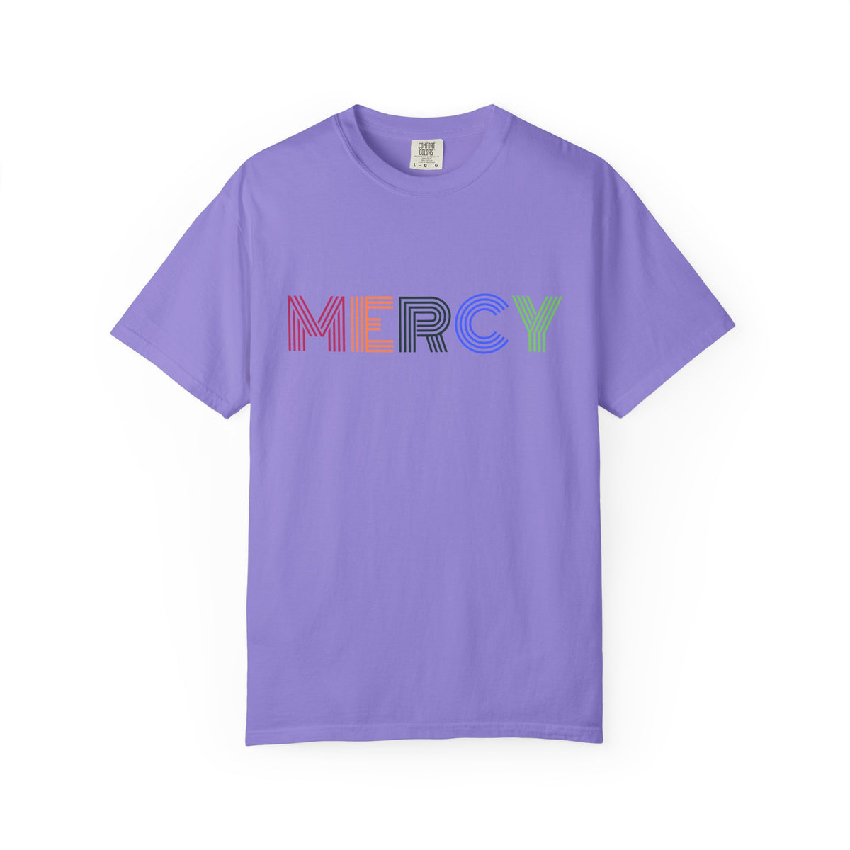 Mercy Multi Color Letters T-Shirt