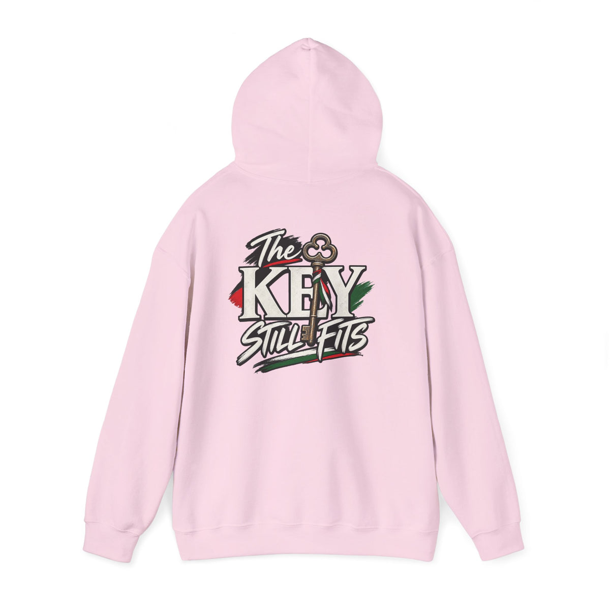 Hoodie — 'The Key Still Fits' Retro Script Logo Pullover