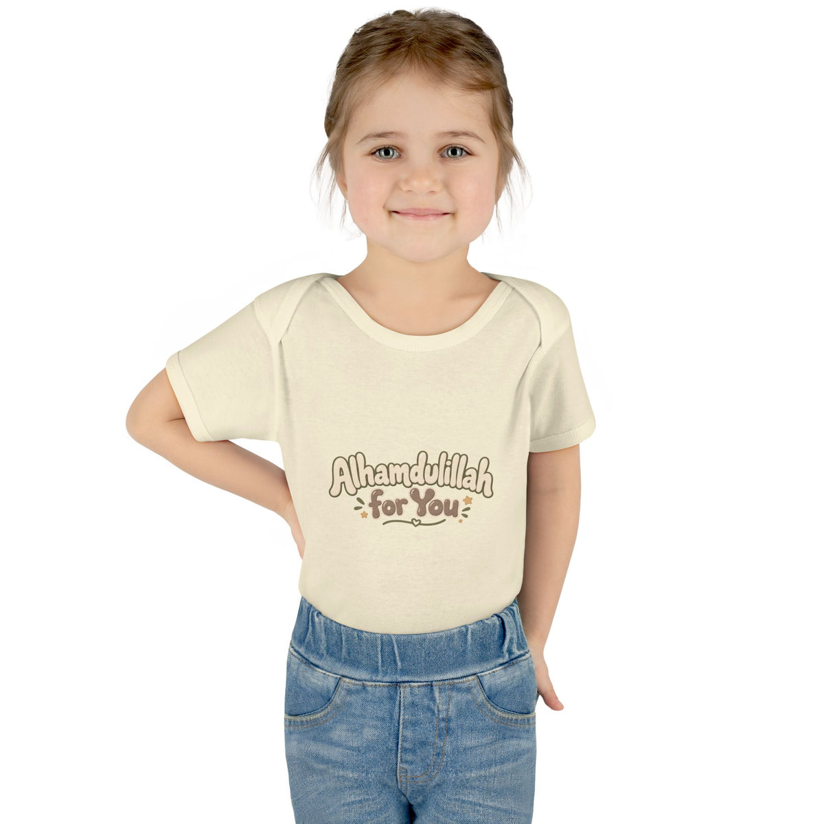 “Alhamdulillah for You” Baby Bodysuit — Newborn Islamic Celebration Onesie