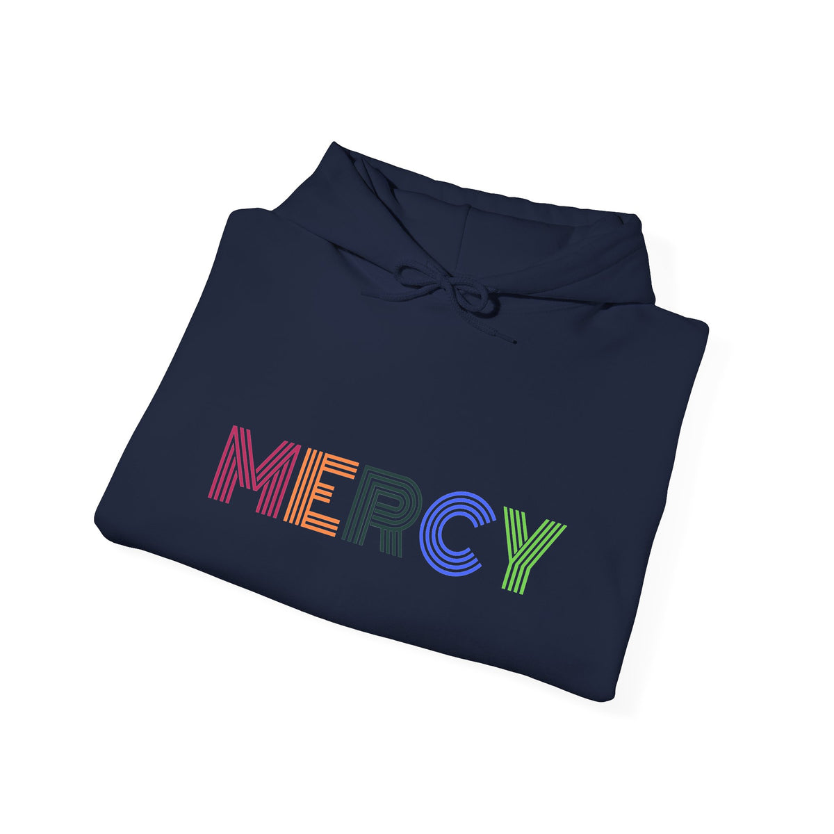 Mercy Hoodie — Colorful Mercy Graphic Hooded Sweatshirt