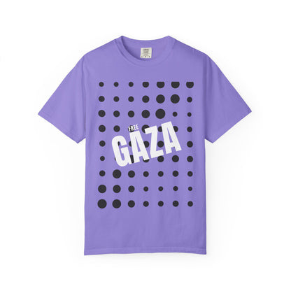 Free Gaza Dot Graphic T-Shirt