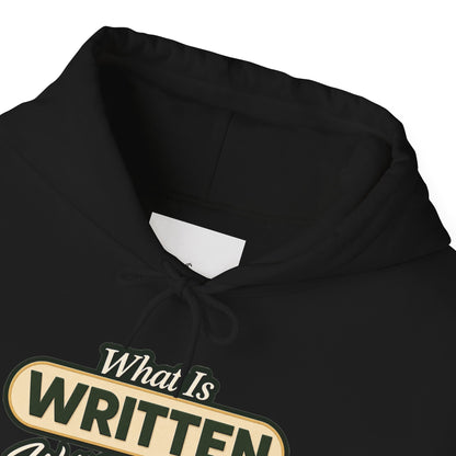 Inspirational "What Is Written Will Reach You" Hoodie — Religious Motivational Pullover