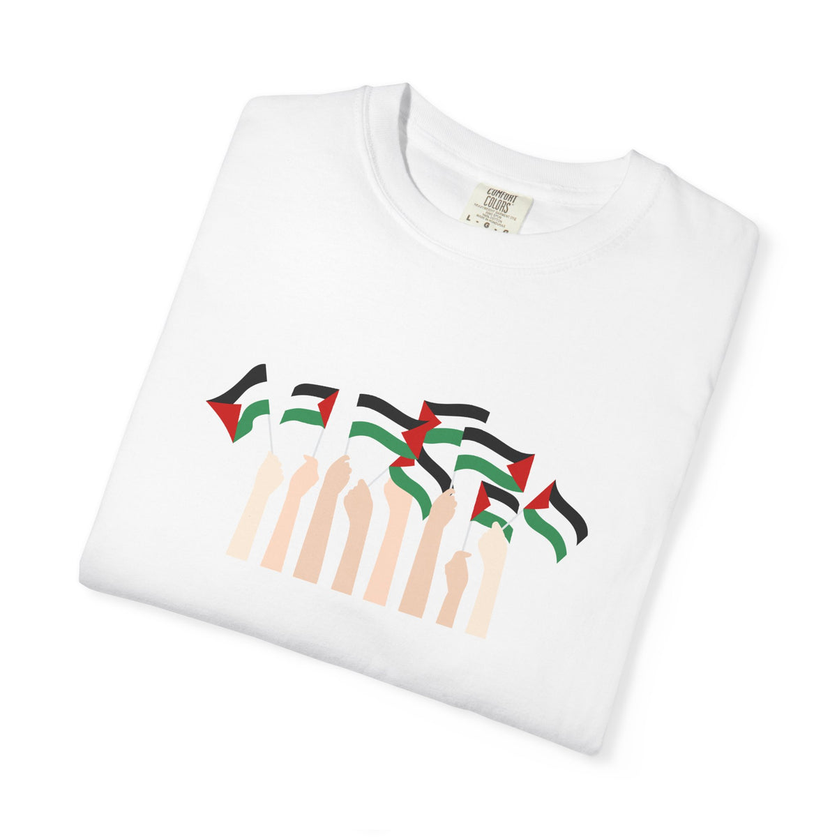 Palestine Flags T-Shirt — Minimal Graphic Tee