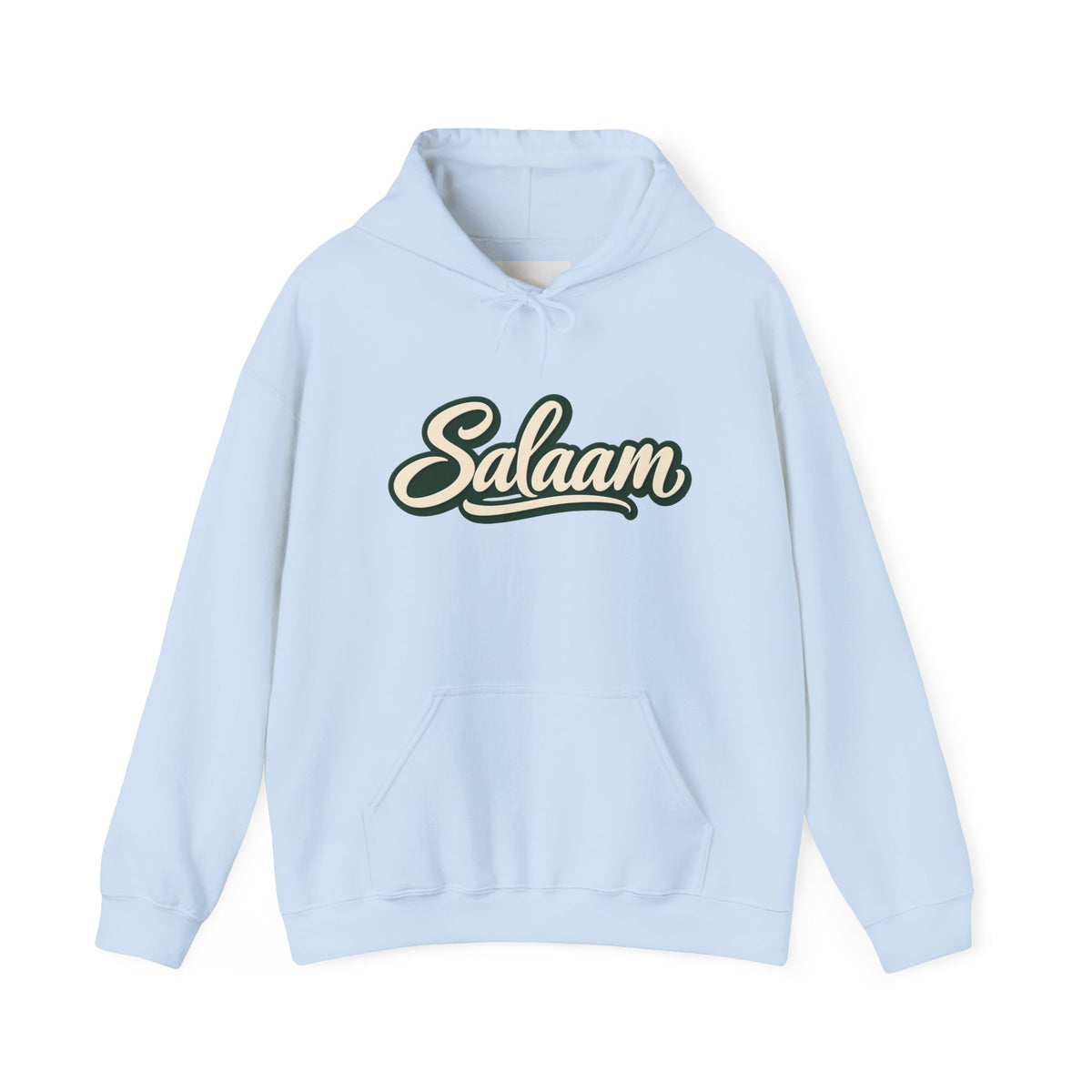 Salaam Hoodie — "Carry Peace Wherever You Go" Cozy Islamic Greeting Sweatshirt