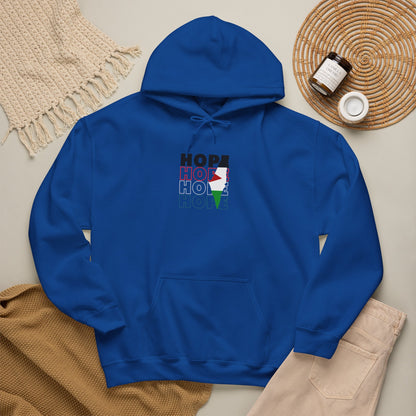 Hoodie — "HOPE" Palestinian Flag Graphic Pullover