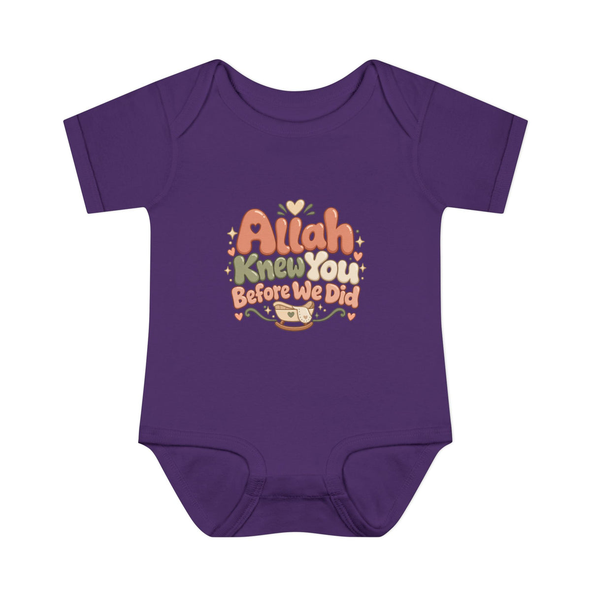 Infant Bodysuit – "Allah Knew You Before We Did" Muslim Baby Onesie