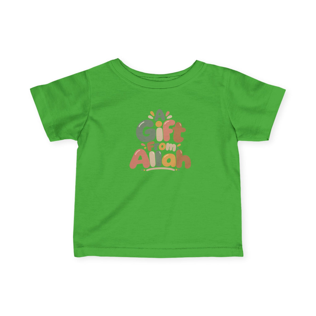 Infant Tee — "A Gift From Allah" Cute Islamic Baby Shirt