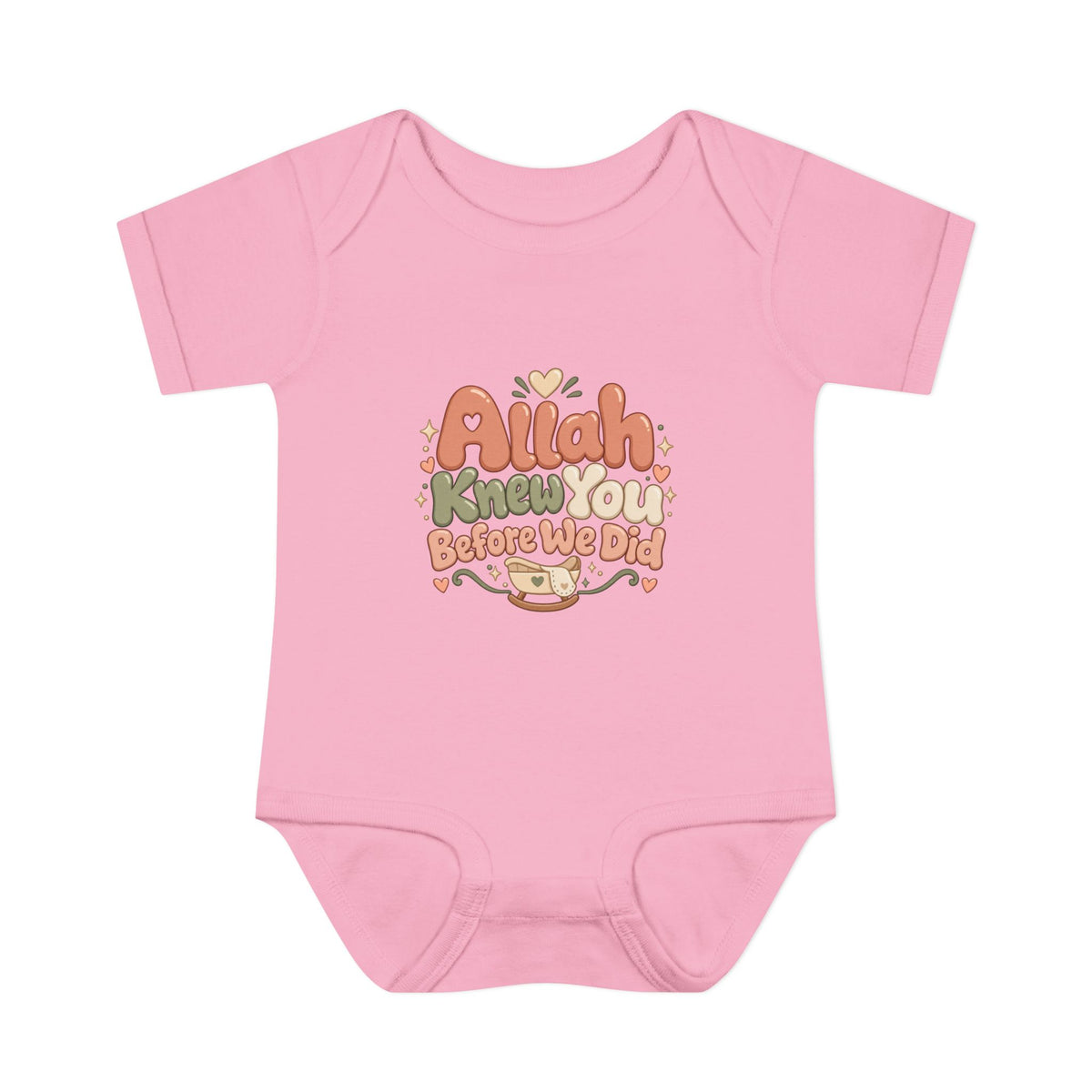 Infant Bodysuit – "Allah Knew You Before We Did" Muslim Baby Onesie