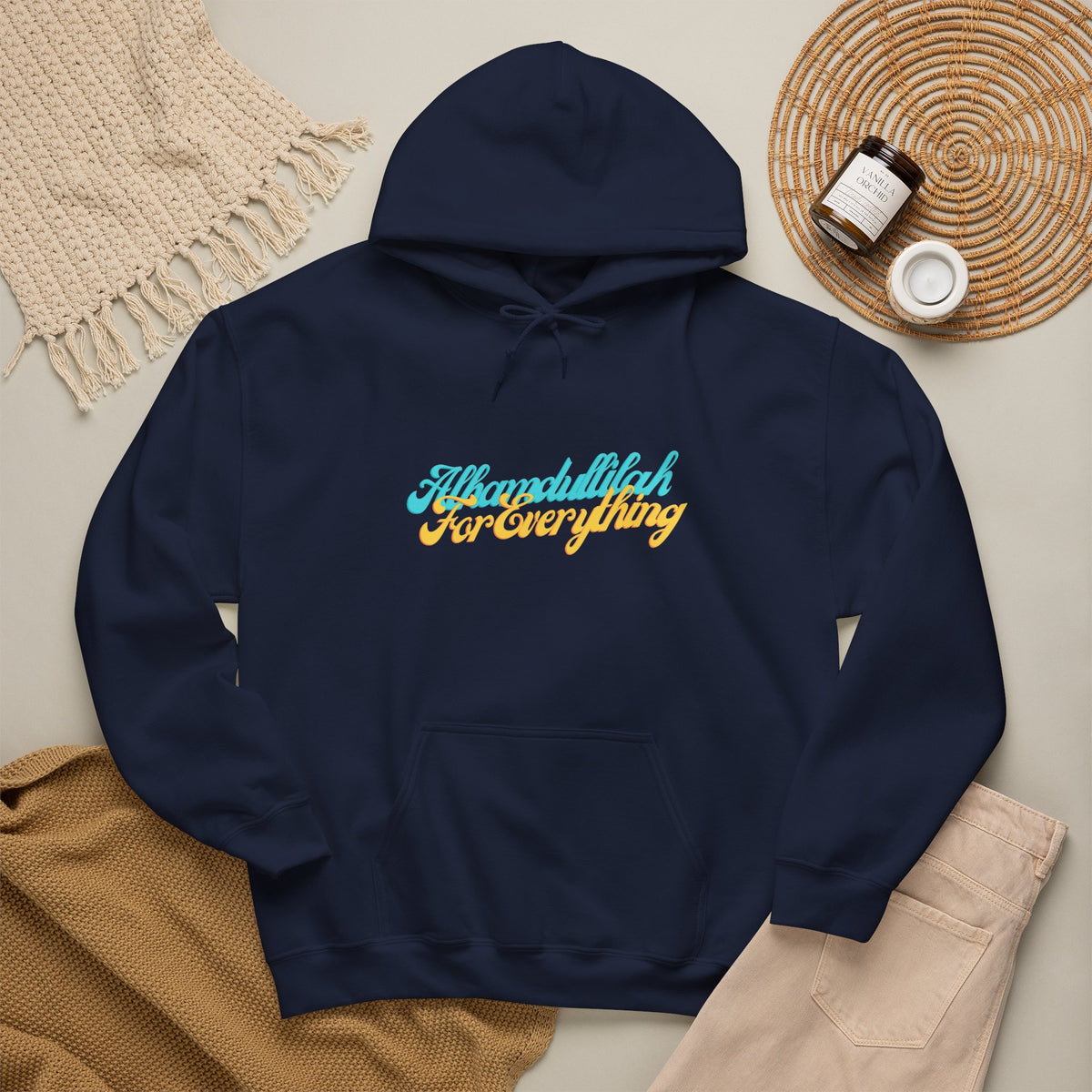 Hoodie – "Aloha Vibes Everyday" Retro Script Pullover