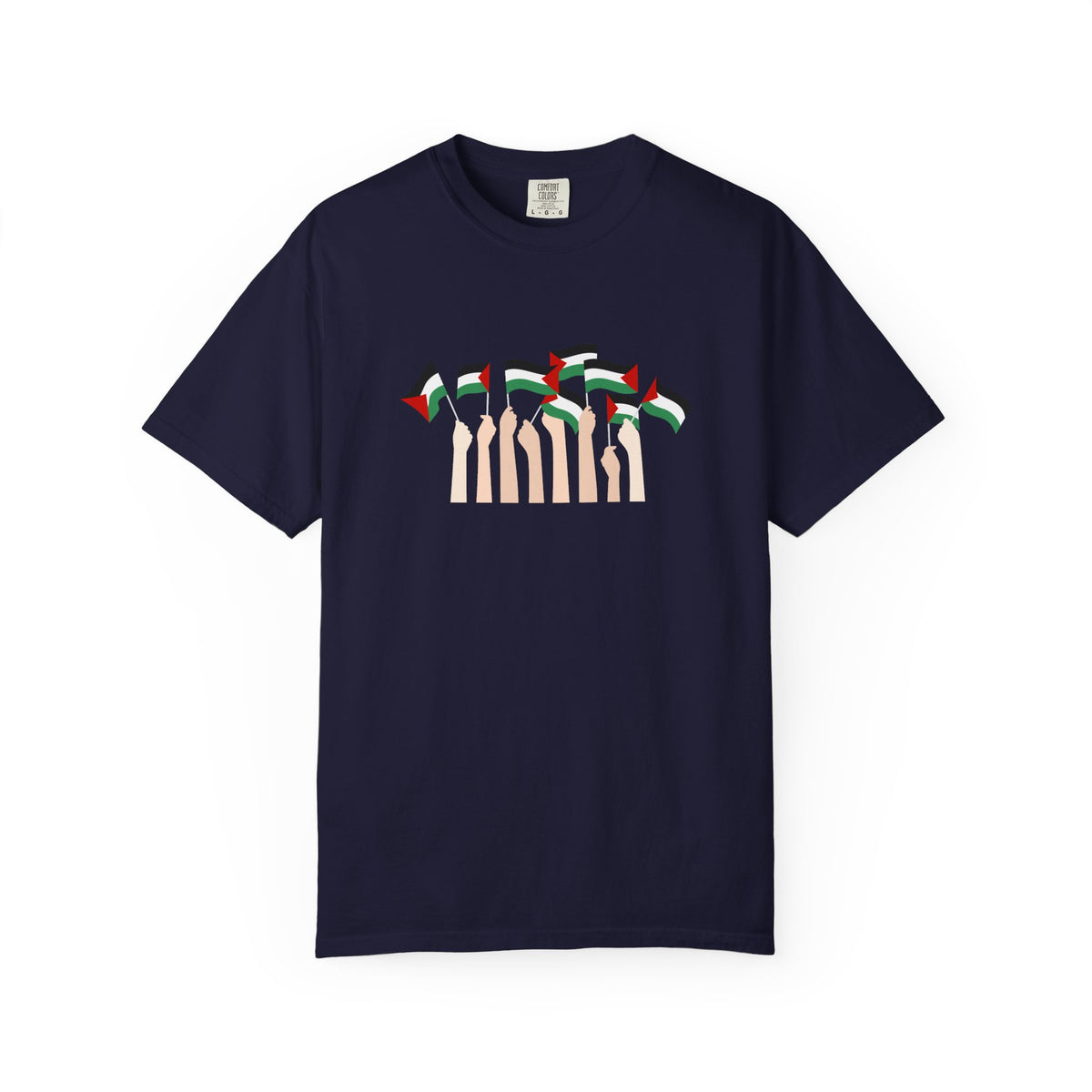 Palestine Flags T-Shirt — Minimal Graphic Tee