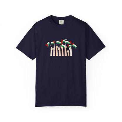 Palestine Flags T-Shirt — Minimal Graphic Tee