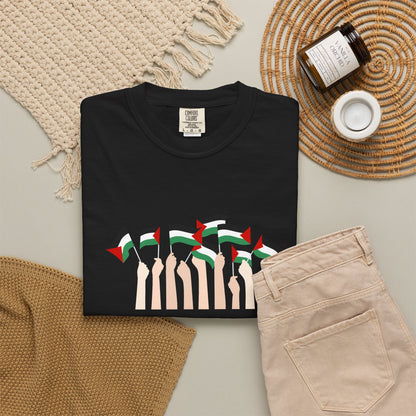 Palestine Flags T-Shirt — Minimal Graphic Tee