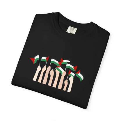 Palestine Flags T-Shirt — Minimal Graphic Tee