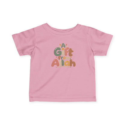 Infant Tee — "A Gift From Allah" Cute Islamic Baby Shirt