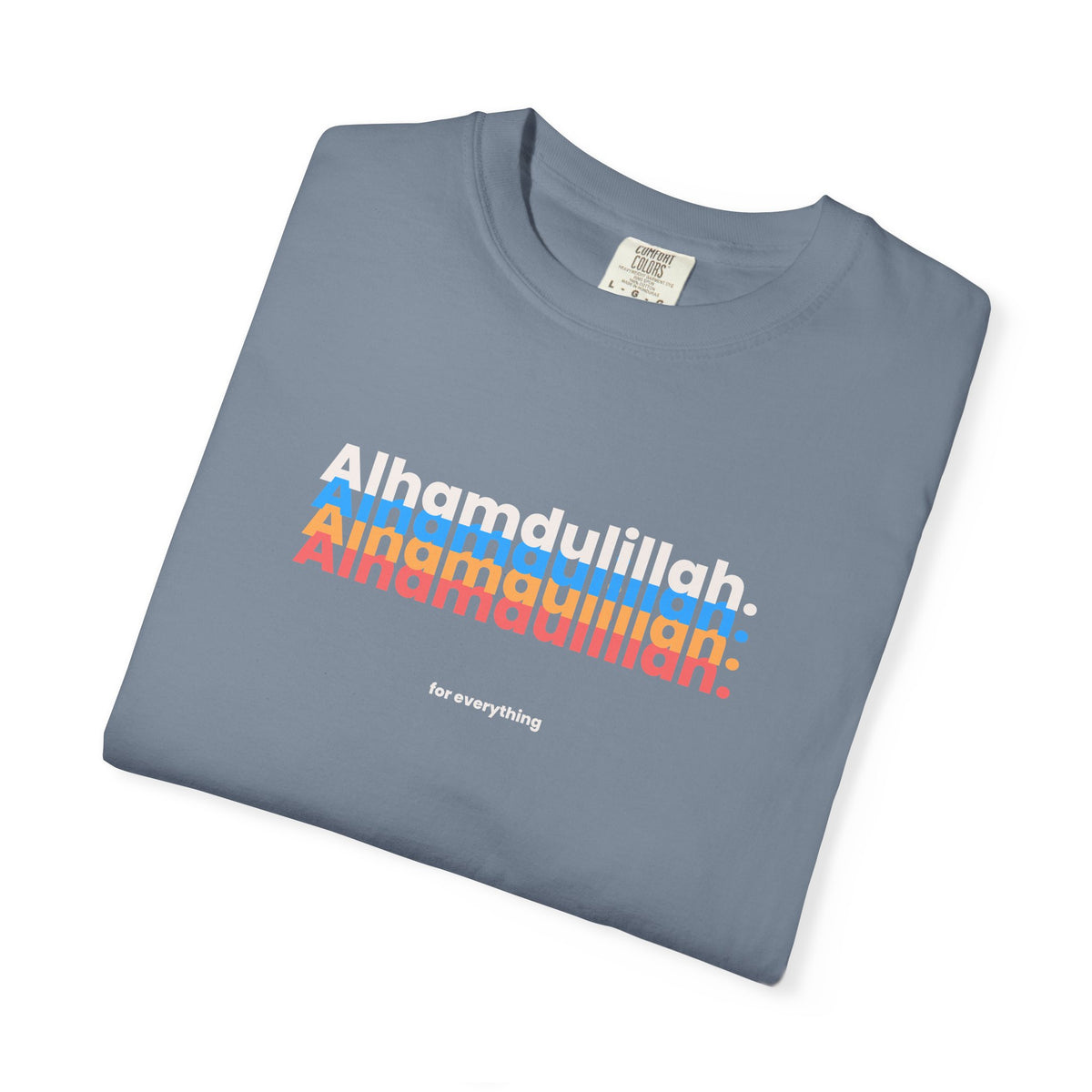 Alhamdulillah Repeat Script T-Shirt — Faith-Inspired Casual Tee