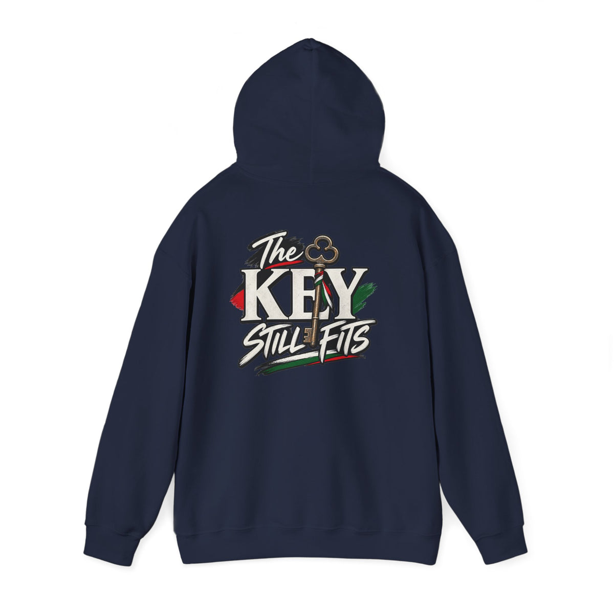 Hoodie — 'The Key Still Fits' Retro Script Logo Pullover