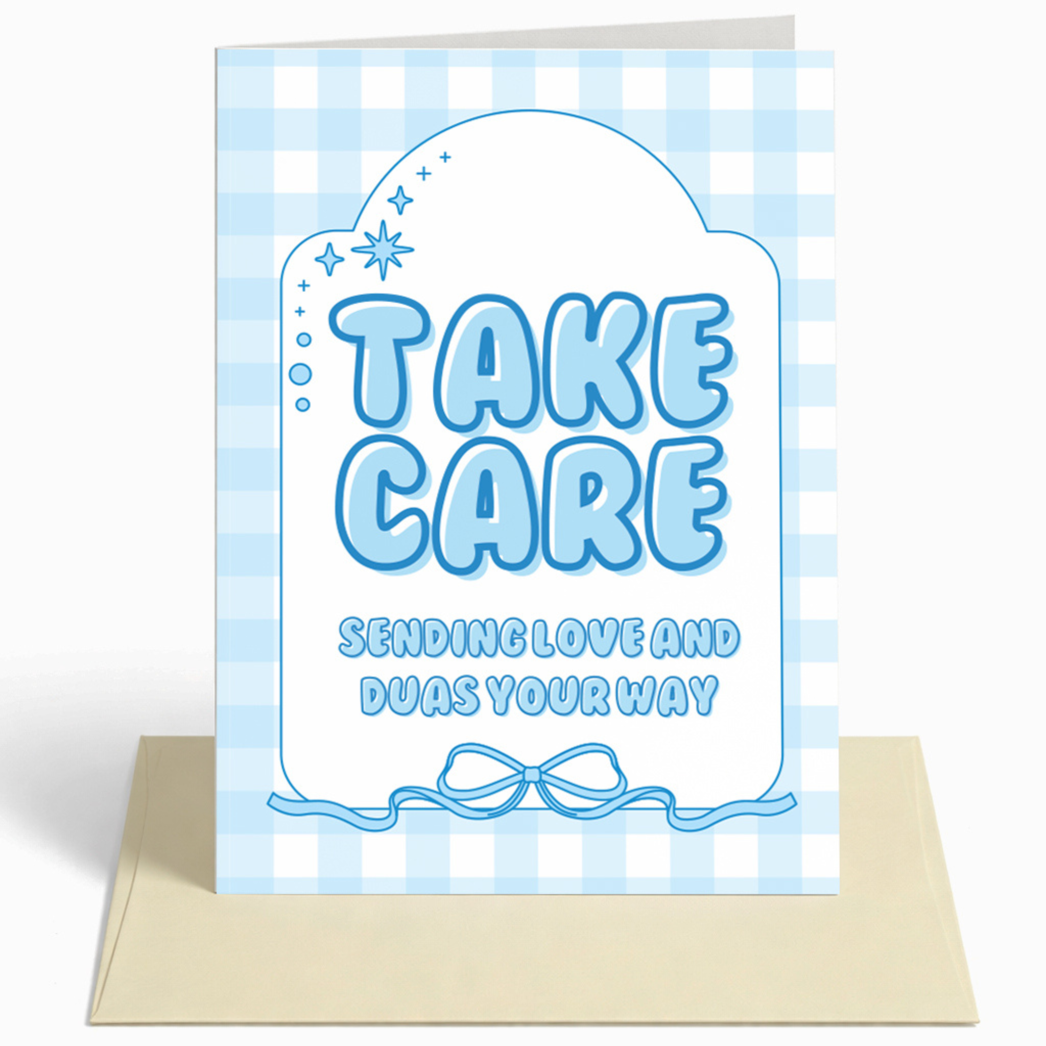Take Care Sending Love and Du’as Islamic Greeting Card